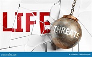 Threats and Life - Pictured As a Word Threats and a Wreck Ball To ...
