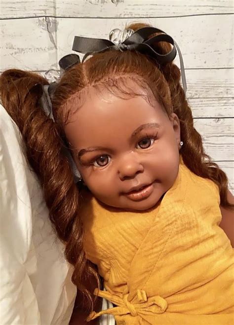 Brown Skin Katie Marie In 2021 American Baby Doll Brown Skin Reborn