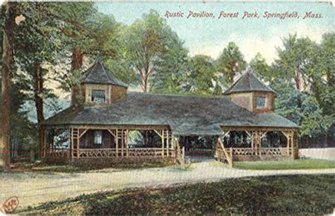 Rustic Pavilion Forest Park Springfield Massachusetts Original