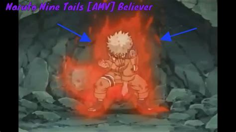 Naruto Nine Tails Amv Believer Youtube