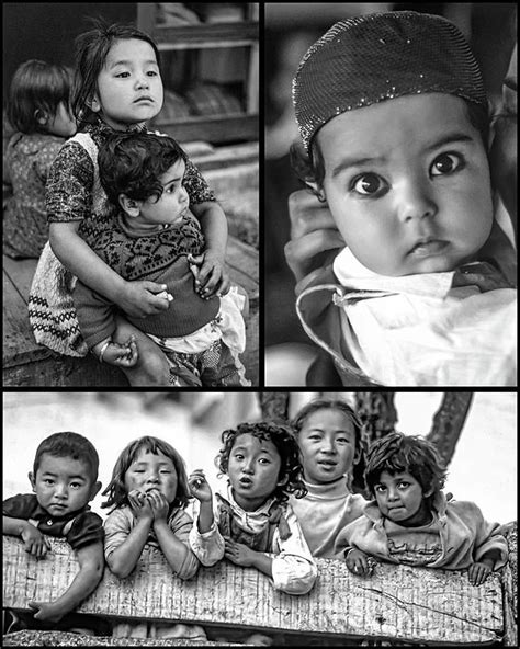 The Kids Of India Collage Bw By Steve Harrington Steve Harrington I