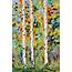 Fine Art Print  Autumn Birch Trees Made From Image Of Past Oil