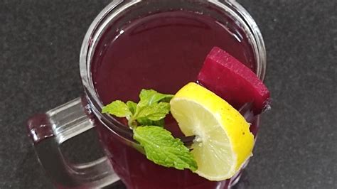 how to make beetroot juice without juicer चकदर जस रजन पन स