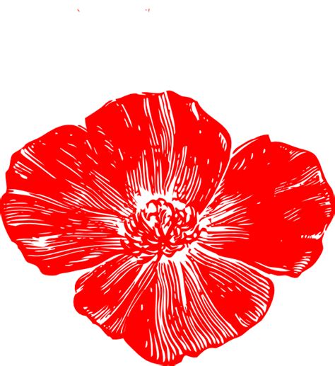 Red Poppy Clip Art At Vector Clip Art Online