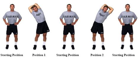 Army Stretching Exercise List Army Military
