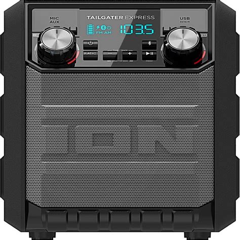 Ion Audio Tailgater Express W Water Proof Bluetooth Compact Speaker