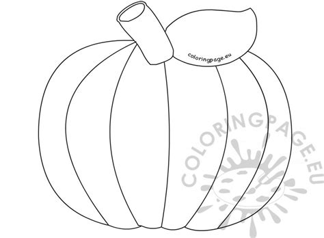 Whether you're fingerpainting on the pumpkin, doing some more traditional carving, or turning your pumpkins into animals, it can be fun for everyone. Simple pumpkin pattern - Coloring Page