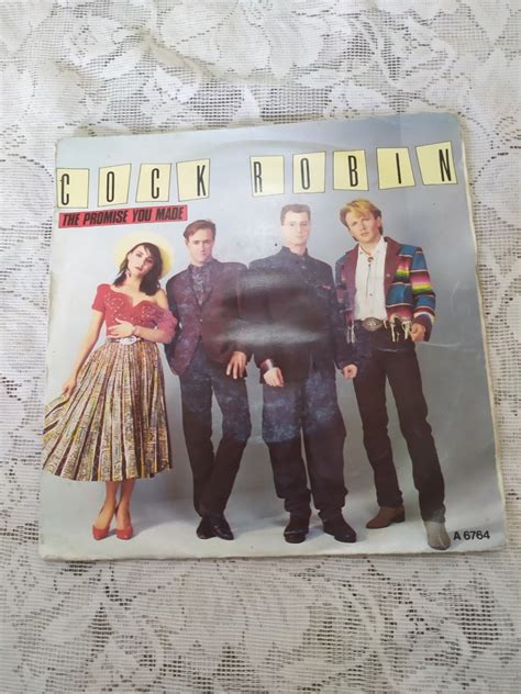 Cock Robin The Promise You Made 7 Single Vinyl Plaka Hobbies
