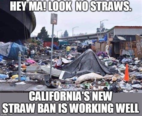 California Straw Ban Imgflip
