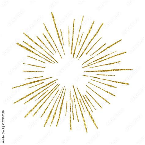 Explosion Vector Illustration Rays Element Sunburst Starburst Shape