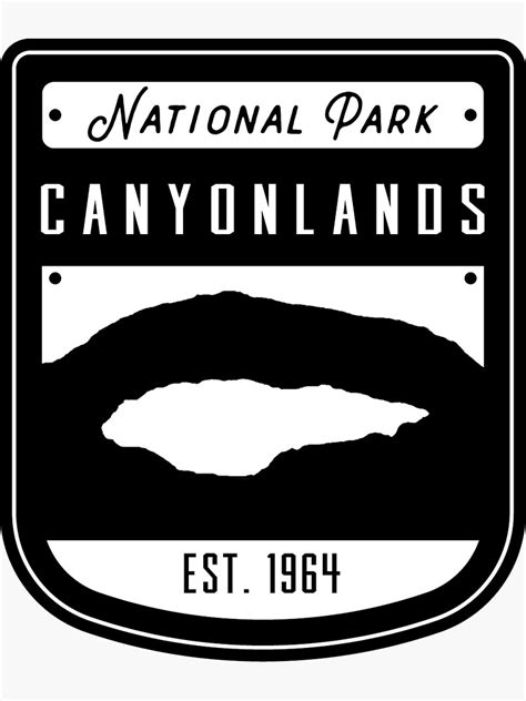 Canyonlands National Park Badge Design Sticker By Nationalparks