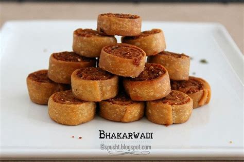 Crispy Savory Spicy Snack Bakarwadi Roll Indian Dessert Recipes Indian