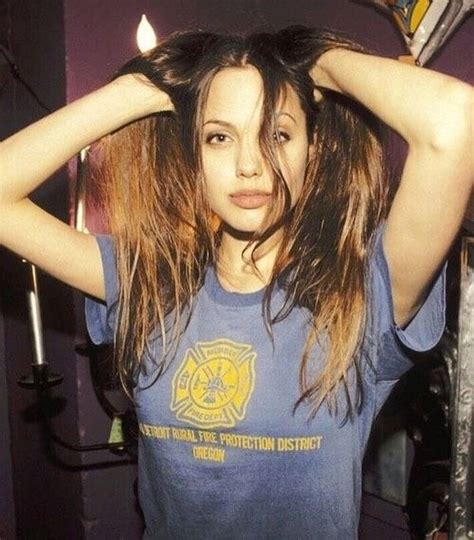 Angelina jolie 90s smile #angelinajolie #90s #aesthetic. oh vintage, so adorable on Instagram: "Angelina Jolie ...