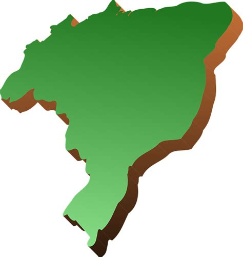 Karte Von Brasilien Kostenlose Vektorgrafik Auf Pixabay Pixabay