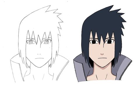 How To Draw Sasuke Uchiha Sasuke Drawing Naruto Sketc