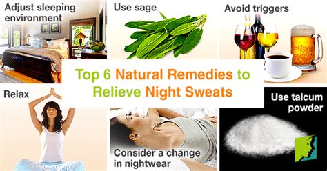 Top 6 Natural Remedies To Relieve Night Sweats Menopause Now