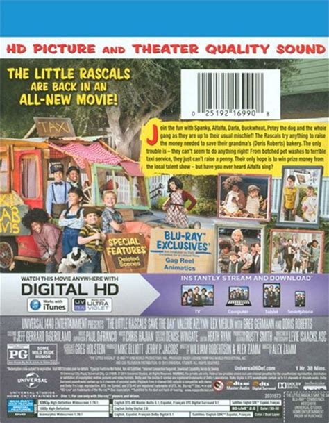little rascals save the day the blu ray dvd ultraviolet blu ray 2014 dvd empire