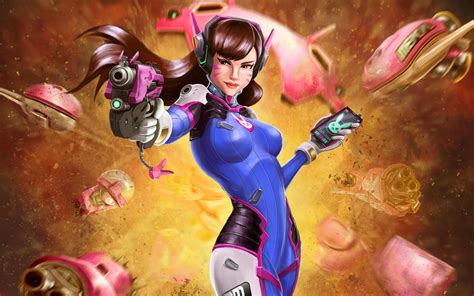 2880x1800 Artworks Dva Overwatch Macbook Pro Retina Hd 4k Wallpapers