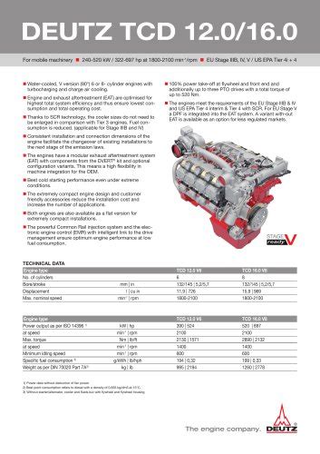 Deutz Tcd Diesel Engine Specifications 57 Off