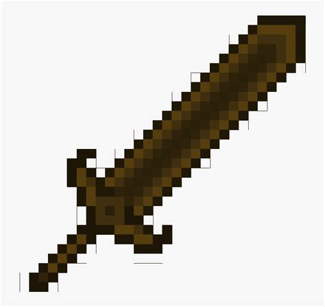 Espada De Madeira Minecraft PNG