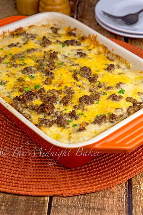 (24 oz.) lean ground beef (80/20) 2 tbsp. casserole with ground beef and cream of mushroom soup