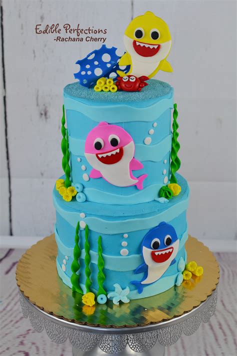 Baby Shark Cake Design Kueh Apem