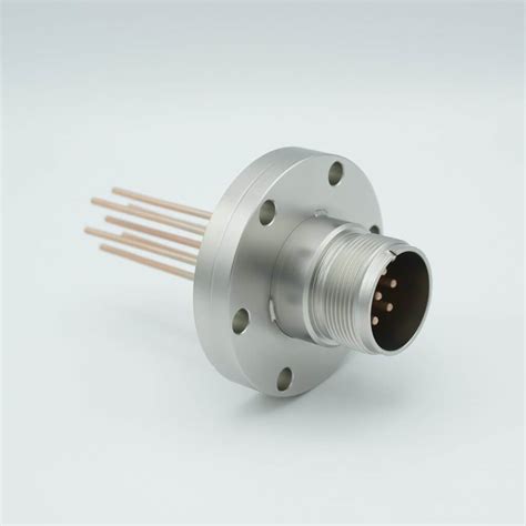 Ms High Current Series Multipin Feedthrough 7 Pins 700 Volts 23 Amps Per Pin 0 094 Copper