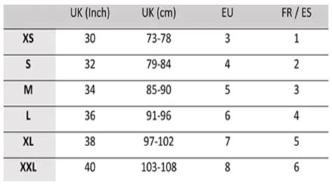 Calvin Klein Underwear Size Chart Find Your Perfect Fit With Our