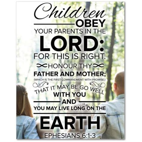 Ephesians 61 3 Bible Verse Printed On Ready To Hang Stretched Canvas