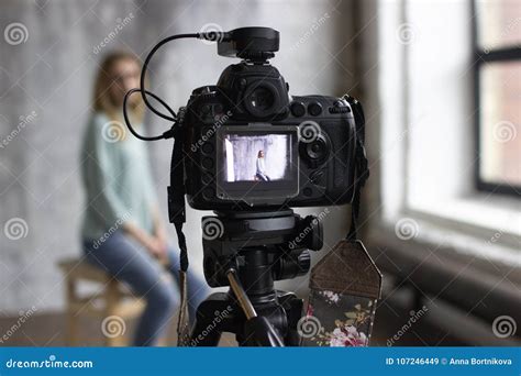 Backstage With Professional Shooting In The Studio Stock Image Image