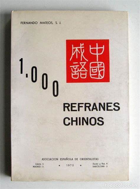 Mil Refranes Chinos — La Literatura China Traducida En España