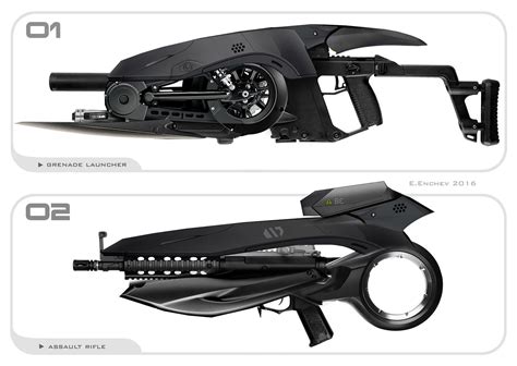 Weapon Concept Designs — Polycount