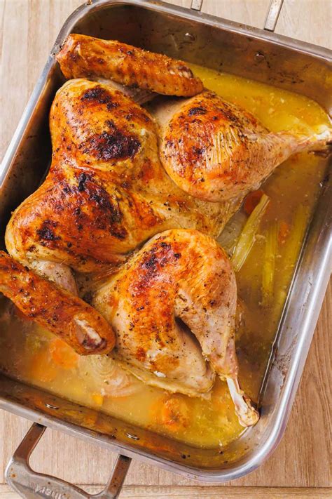 Roast Spatchcock Turkey Recipe Video Easy Tasty Recipe