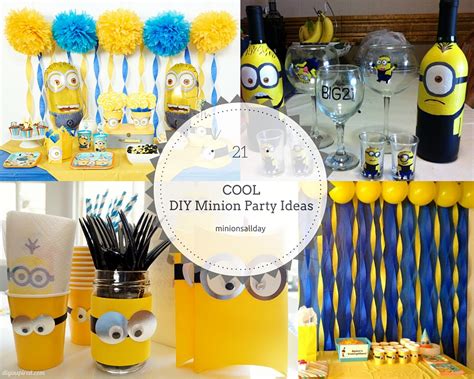 21 Cool Diy Minion Party Ideas Minionsallday