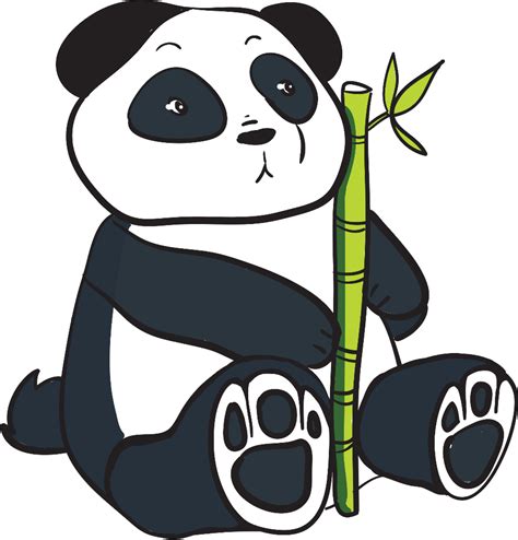 Download High Quality Panda Clipart Bamboo Transparent Png Images Art