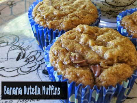 Two Magical Moms Banana Nutella Muffins