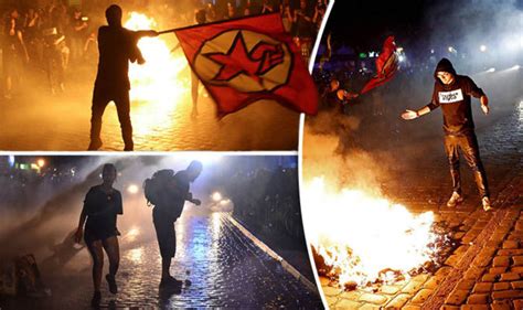 G20 Summit Protest In Pictures Protesters Clash With Police In Hamburg