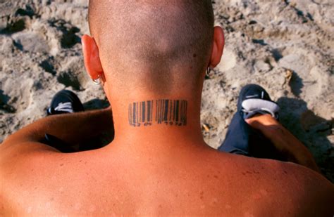 Discover More Than Barcode Tattoo Neck Super Hot In Cdgdbentre