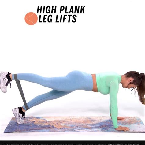 Banded High Plank Leg Lifts By Adele A Exercise How To Skimble