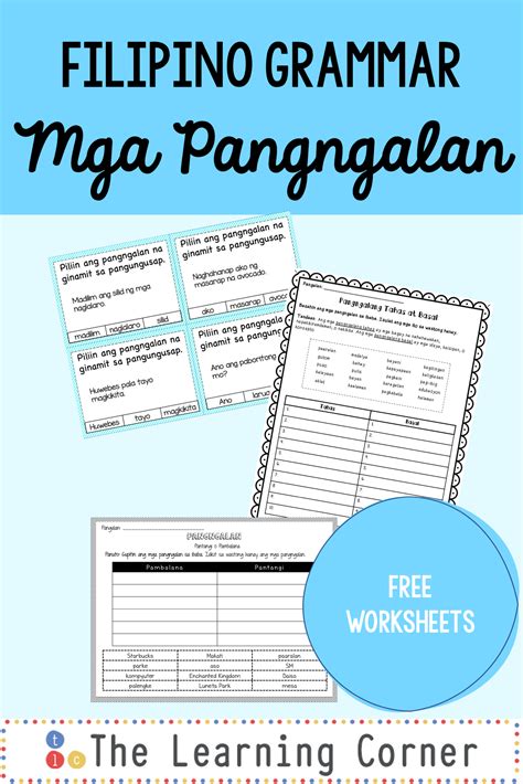 Download These Worksheets On Our Website To Practice Identifying Pangngalan In A Sentence