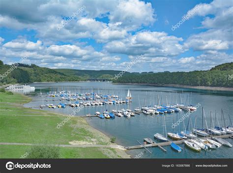 Biggesee Reservoirsauerlandnorth Rhine Westphaliagermany Stock Photo
