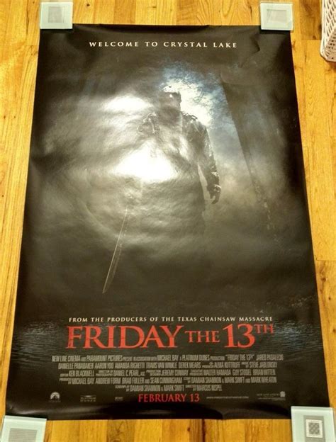 Friday The 13th 2009 Movie Poster Jason Voorhees Halloween Horror