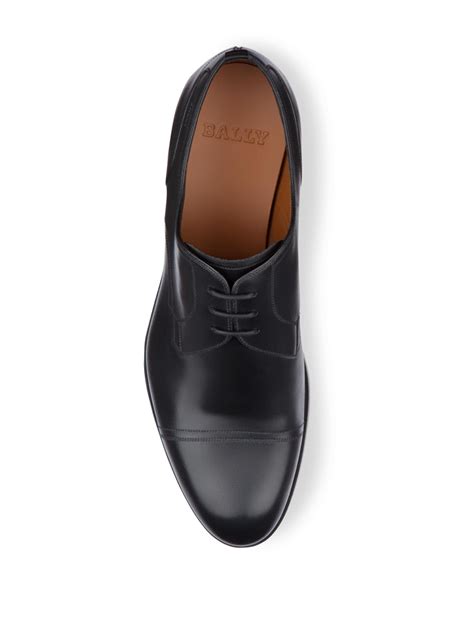 Lyst Bally Brustel Leather Derby Shoes In Black For Men