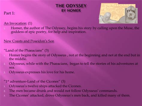 Theodyssey Summaries