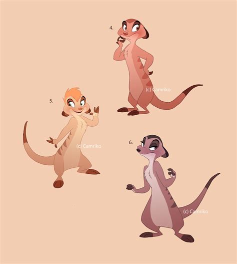 Fruity Cuties~female Meerkat Adoptables Pt 2 Open By Camriko On