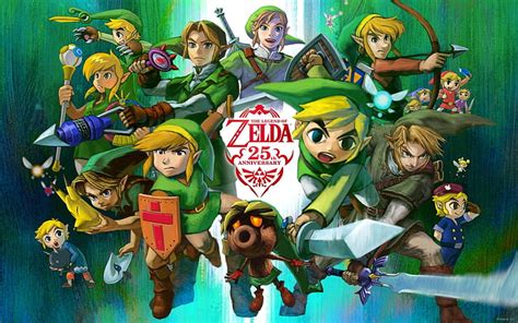 Hd Wallpaper The Legend Of Zelda 25th Anniversary Rpg Game Zelda 25