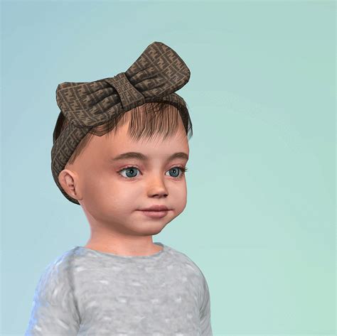 Toddlers Designer Bow Vol2 Sims 4 Toddler Sims 4 Children Sims 4