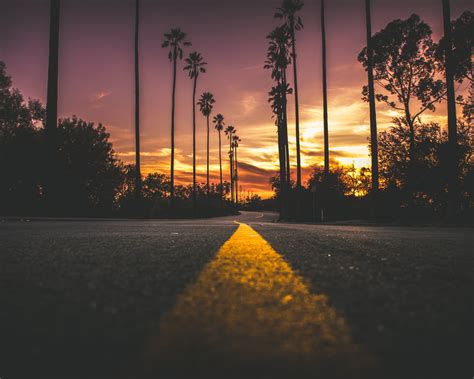 1280x1024 Road In City During Sunset 1280x1024 Resolution Hd 4k