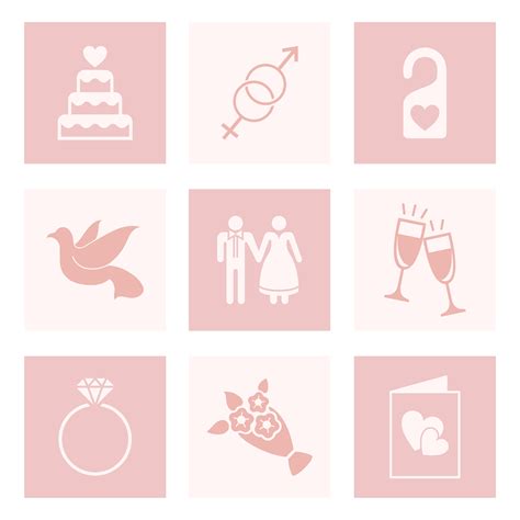 Set Of Love And Wedding Vectors Download Free Vectors Clipart