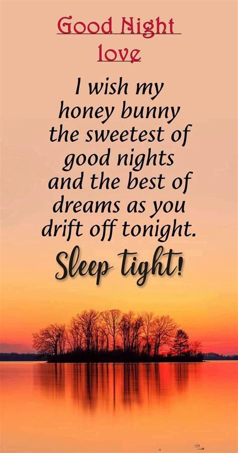 Good Night Honey I Love You Good Night Love Text Good Night Honey